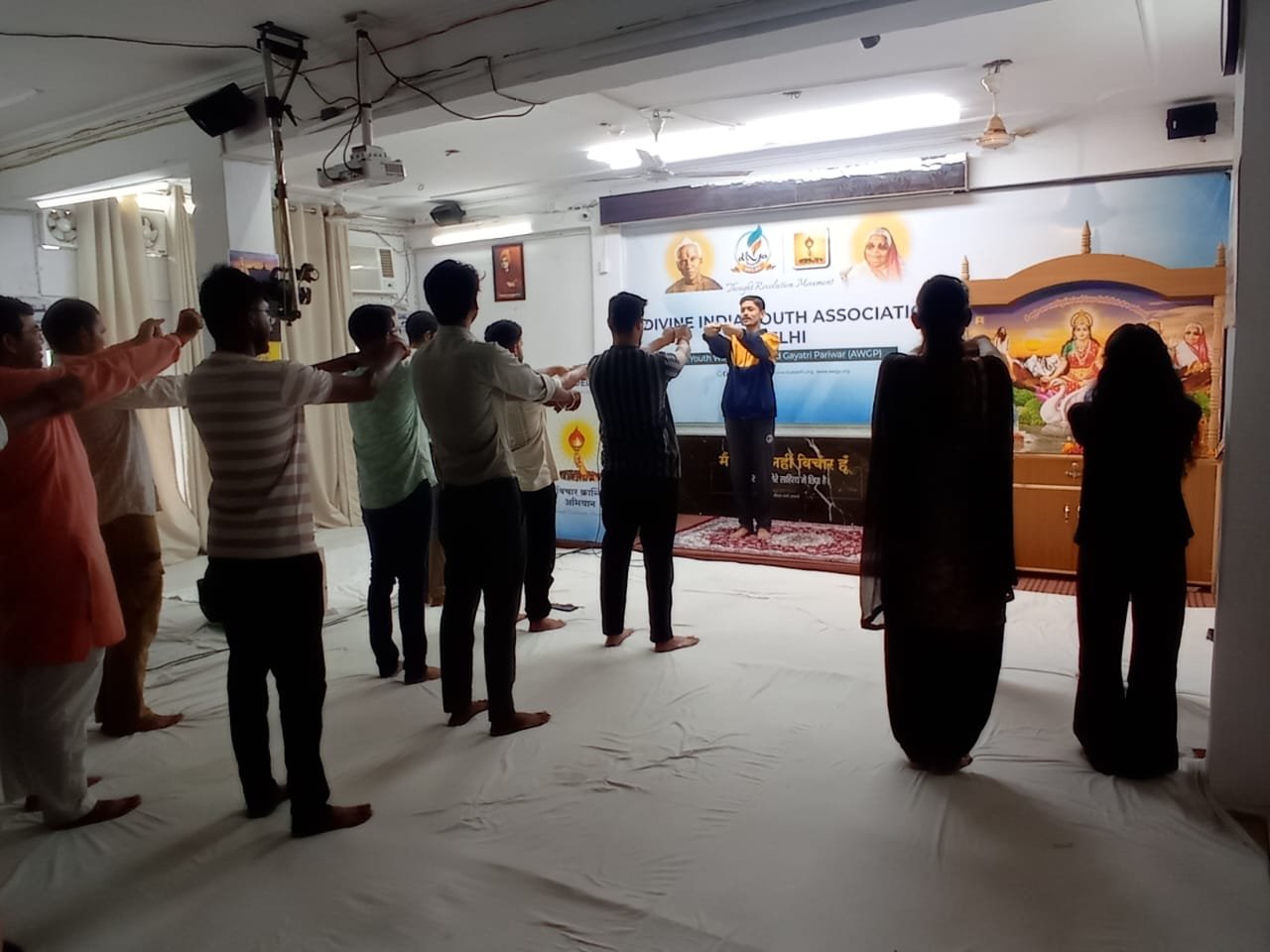 Thought Revolution Movement Yoga Time Diya Delhi AWGP